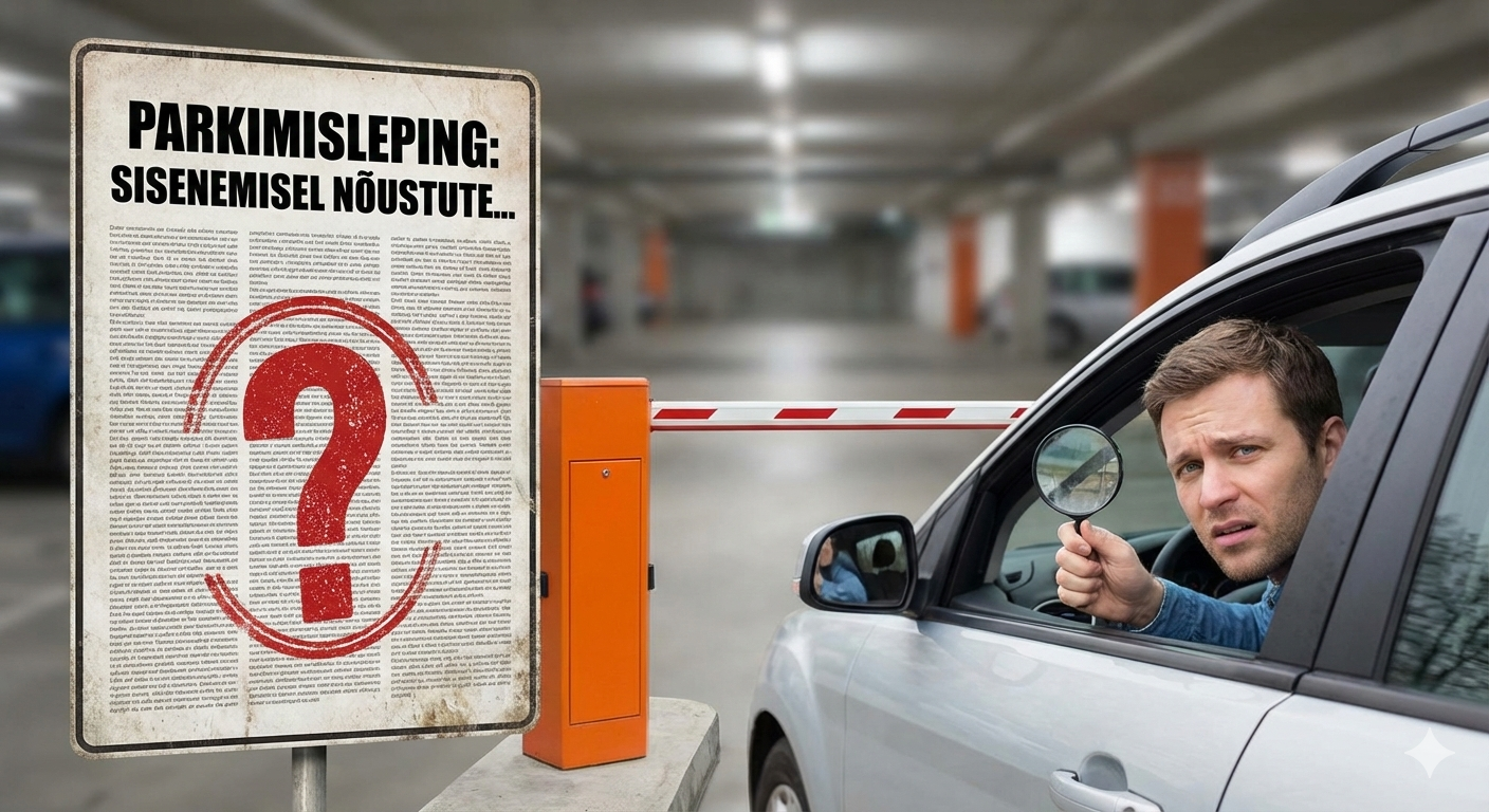 Kas parkimine = leping?